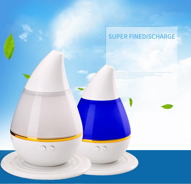 Mini Humidificador Purificador de Aire Portátil con Difusor de Aceites Esenciales, 200ml