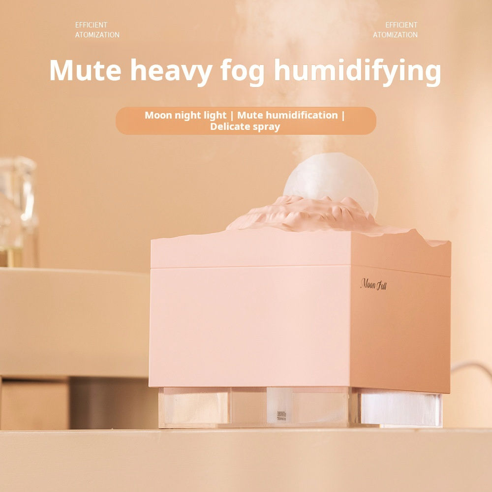 Star Moon USB Humidifier: Portable Diffuser with Night Light and Air Atomization Take Tranquility Wherever You Go!