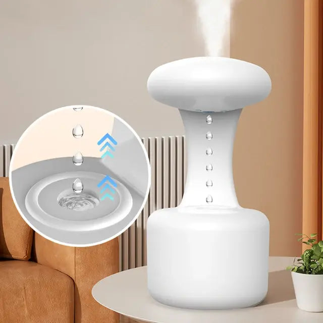 Antigravity ultrasonic humidifier 