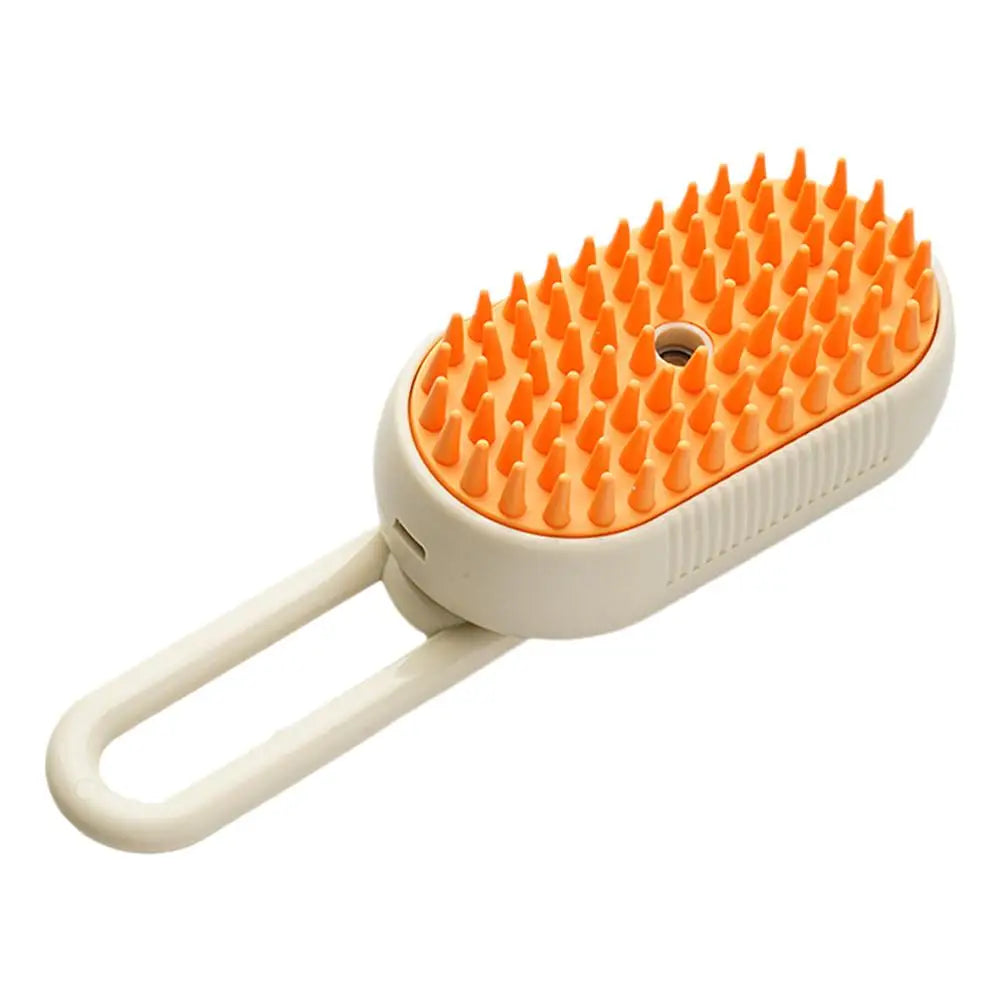 3 in 1 Cat Steam Brush Self Cleaning Pet Grooming Brush for Cats and Dogs Electric Spray Massage Comb Bath Comb with Anti-Fly Massage Pet Grooming 